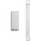 Ekena Millwork 11" Pull Handle & 6" Flush Pull for 1 3/8" Doors, Rocket White GB6001PP3116RW - alternate 5